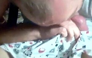 Daddy self sucking