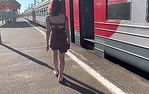 Marshswallow, public masturbation in train