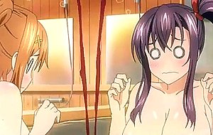 Hentai yuri girls in the bath