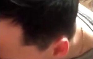 Cumming in the twink's mouth and he swallows it all