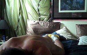 Verbal big dicked muscle daddy fucks a young twink boy