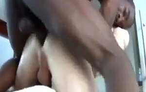 Big black gay used a white ass