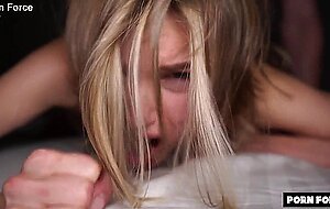 Pornforce, milka, mentally broken college teen fucked to her limit