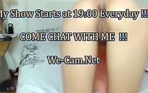 Camgirl sexybutt analtoying webcam show