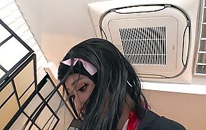 Cosx-039, wearing a trendy cosplay costume and motivated enough amateur layer minori-chan