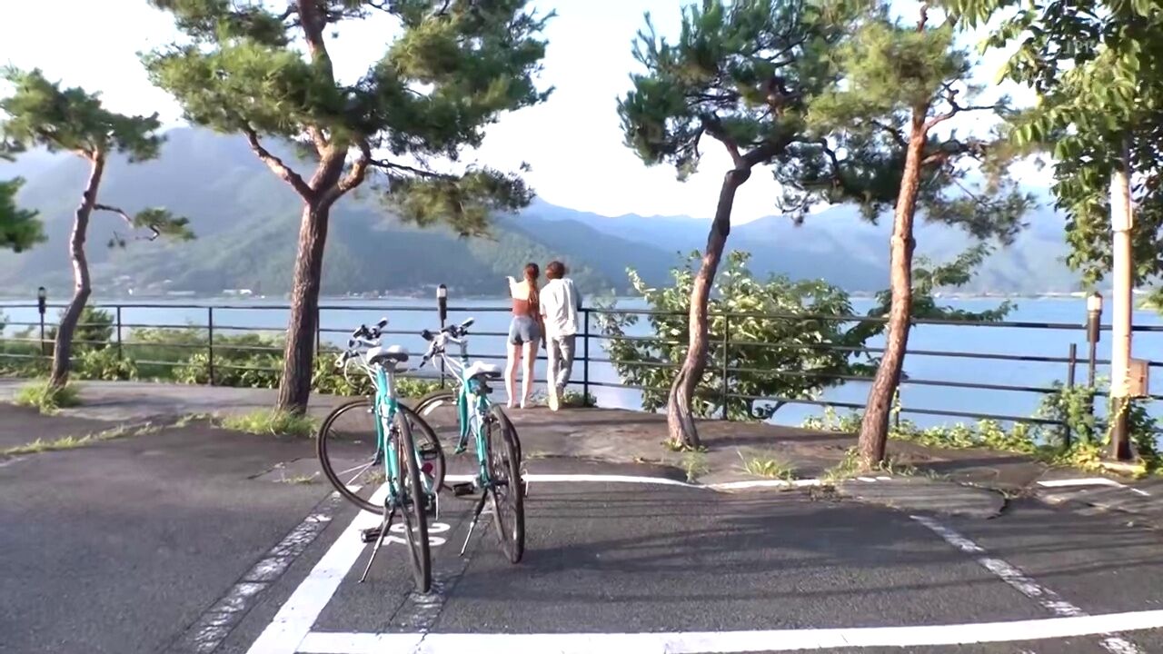 A passionate embrace