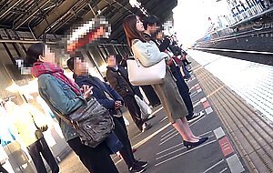 Nhdtb-374 a sensual girl who was stripped down to her underwear in a crowded train by m****ter