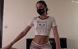 Miakaz, my favorite girlfriend plays with my cock