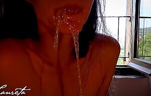 Lanreta, excessive cum in mouth homemade compilation! massive oral creampies
