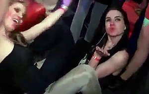 Bottle rats get fucked at night club