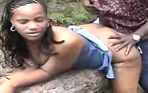 Asswatcher jaycee in the woods