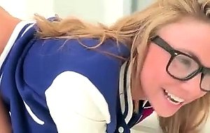 Hipster teen girl enjoys fucking the biggest cock ever