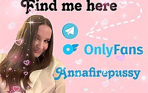 Annafirepussy, sweet girl celebrated the exam with honey sex and cum in pussy