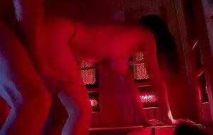 Hoesomefun, busty milf got fucked doggystyle in sauna
