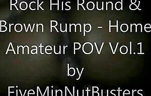 Black Bareback Amateur Fucks His Boyfriend's Rump