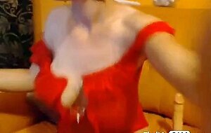 Big Tits on Webcam: Amateur Softcore Play