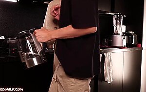 Mollyredwolf, girl in glasses sucked your big cock while preparing the hookah for the evening