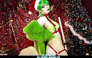 Mollyredwolf, grinch. honey christmas creampie