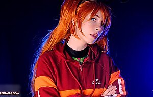 Mollyredwolf, sloppy bj and pussy creampie. evangelion asuka langley