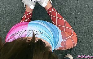 Laloka4you, sexy babe bj big dick cum in mouth