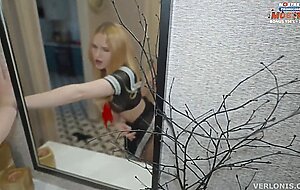 Verlonis, cheerleader asks stepbrother to take her to class but he fucks her instead