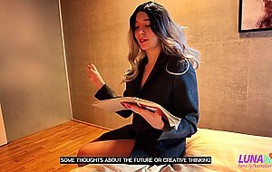 Lunalure, wanted to study for our psychology exam but instead had intense sex and a creamy pussy pov