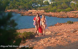 Alissa foxy & mila amore, golden...
