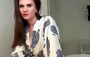 Stepmother was caught by her stepson in her bedroom while she cumming