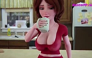 Aunt cass morning sex in the kitchen * hentai 3d uncensored
