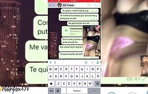 Milipilisex420, pendeja puta me hace acabar masturbandose con el cornudo del novio al lado