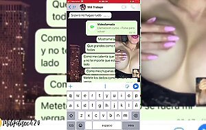 Milipilisex420, pendeja puta me hace acabar masturbandose con el cornudo del novio al lado