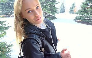 Marimoore, sucked a stranger's big cock in the park and went to his place for a intense fuck