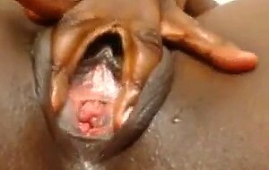 Black Amateur Pussy on Webcam