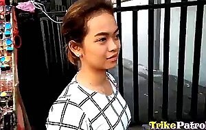 Cute bubble-butt filipina teen with shaved pussy fucked intense