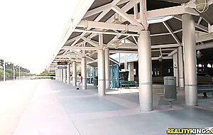 Milf railed at the station, Vanessa Cage