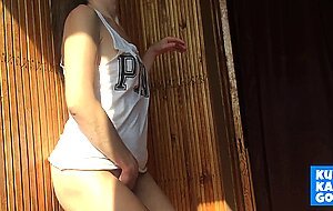 Schoolgirl's Creamy Solo Orgasm Before Lesson