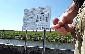 Public Boat Masturbation and Cum Shot