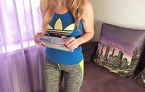 Stepmom Gets Fucked During Massage - Russian Amateur with Conversations