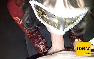 Sissy Crossdresser Slut Deepthroats Big Cock for Daddy