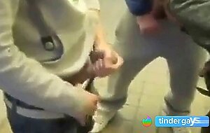 Bareback Twink Amateur Takes a Cum Handjob