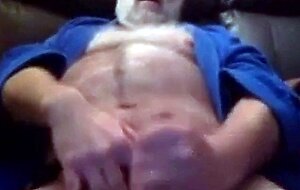 Grandpa's Solo Fun: Bear Daddy's Intimate Moment