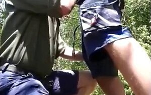 Big Cock Outdoor Blowjob