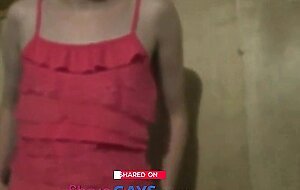 Twink Crossdresser in Pink