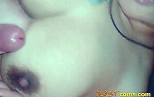 Asian Girl's Big Tits Get Cummed On