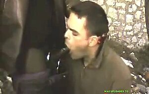 Big Black Cock Barebacks Tight White Ass Outdoors