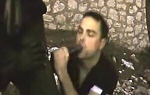 Big Black Cock Barebacks Tight White Ass Outdoors