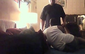 Verbal White Thug Spunks Black Crossdresser's Face