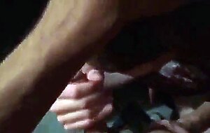 Bareback Amateur Blowjob with a Twink in the Garage