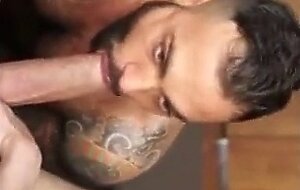 Amateur Bareback: Blowjob with a Hot Bear