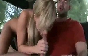 Blonde babe gets her pussy licked and sucks cock